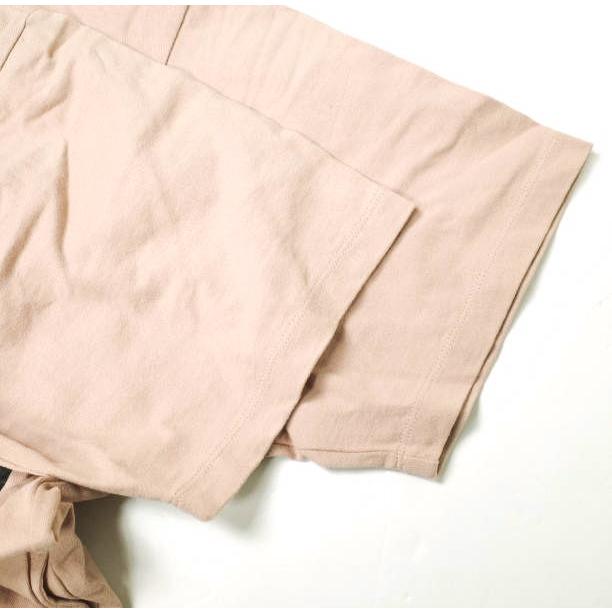 beautiful people 17AW heavy cotton mock neck big T-shirt ヘビーコットンモックネックビッグTシャツ 1745310005 38 ピンク ワンピース |  | 05