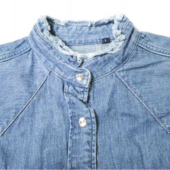 orslow x BEAMS BOY オアスロウ ビームスボーイ 別注 日本製 Fillmore カットオフデニムシャツワンピース 1(ONE SIZE) Indigo g13632 |  | 04