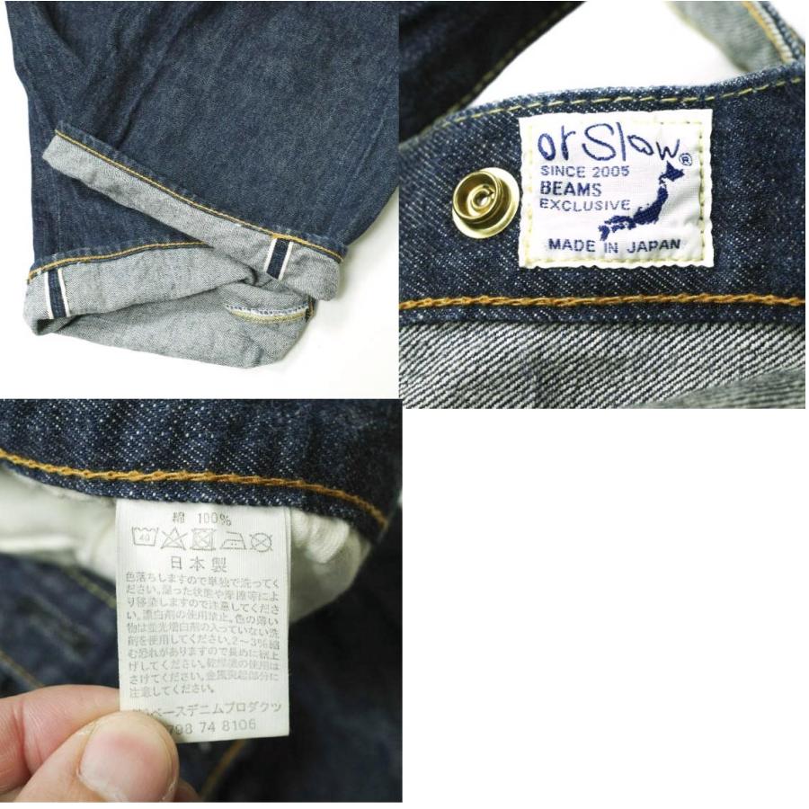 orslow x BEAMS BOY オアスロウ ビームスボーイ 別注 日本製 ビッグコマーシャル5ポケットパンツ 102BB ONE SIZE デニム サロペット g13633 |  | 09