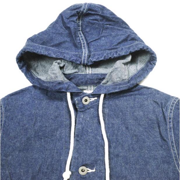 orslow オアスロウ 日本製 HOODED DENIM COVERALL フーデッドデニムカバーオール ONE SIZE Indigo アウター g13634 |  | 03