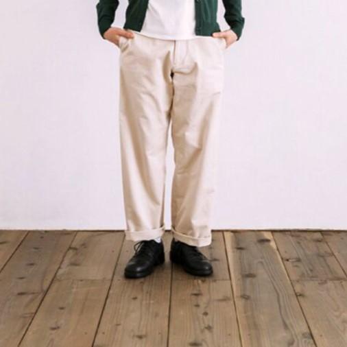 YAECA ヤエカ 日本製 Chino Cloth Pants Wide ワイドチノクロスパンツ 166055 29 BEIGE ボトムス g13637 |  | 02