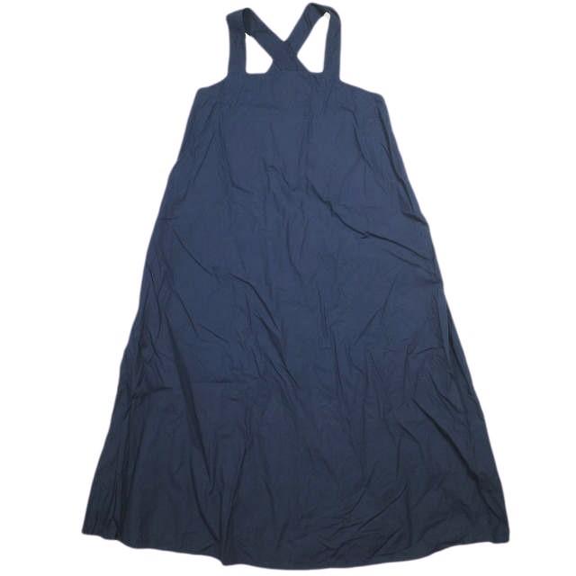 FWK by ENGINEERED GARMENTS エンジニアードガーメンツ CROSS BACK DRESS クロスバックドレス コットンブロードクロス １ NAVY ワンピース | 