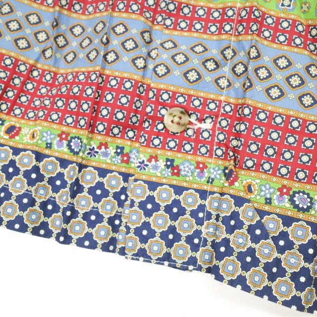 FWK by ENGINEERED GARMENTS エンジニアードガーメンツ Tuck Skirt Multicolored Foulard Hippie Stripe タックスカート １ ボタン フレア |  | 04