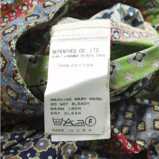 FWK by ENGINEERED GARMENTS エンジニアードガーメンツ Tuck Skirt Multicolored Foulard Hippie Stripe タックスカート １ ボタン フレア |  | 07