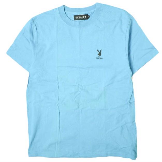 PLAYBOY x BEAMS T プレイボーイ ビームスティー 別注 Banny Illustration Tee バニーガールプリントTシャツ M BLUE 半袖 トップス g13648 |  | 01