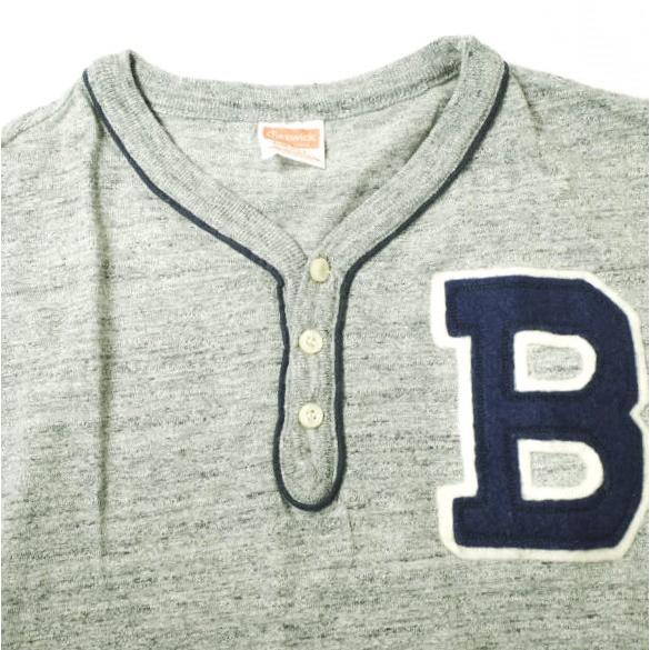 CHESWICK x BEAMS BOY チェスウィック ビームスボーイ 別注 ベースボールTシャツ S グレー 七分袖 ヘンリーネック トップス g13651 |  | 03
