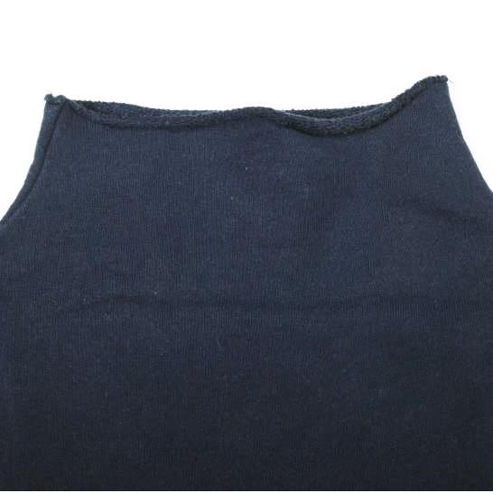 EURISCO x BEAMS BOY ユリスコ ビームスボーイ 日本製 ボトルネックプルオーバー ONE SIZE NAVY トレーナー 裏毛 スウェット ハイネック |  | 04