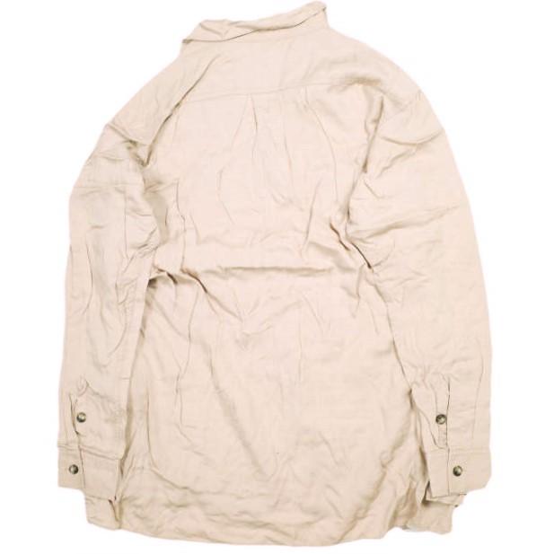 BEAMS BOY ビームスボーイ テンセルオープンカラーロングスリーブシャツ 13-11-0994-791 ONE SIZE グレイッシュピンク 長袖 g13664 |  | 01