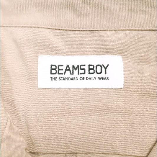BEAMS BOY ビームスボーイ テンセルオープンカラーロングスリーブシャツ 13-11-0994-791 ONE SIZE グレイッシュピンク 長袖 g13664 |  | 03