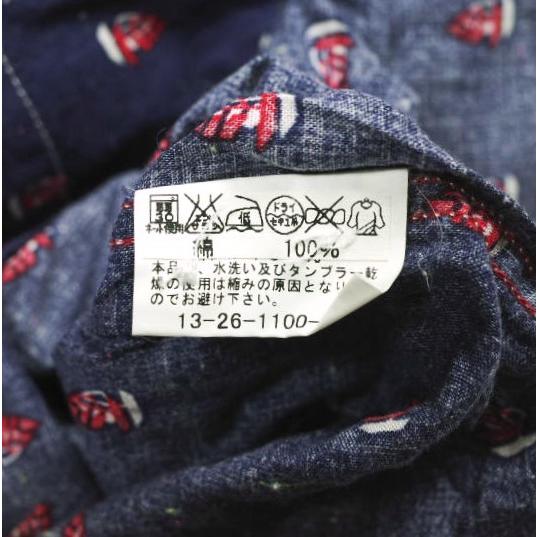 BEAMS BOY ビームスボーイ 日本製 ヨット柄シャツワンピース 13-26-1100-086 ONE SIZE NAVY 半袖 開襟 オープンカラー トップス g13674 |  | 07
