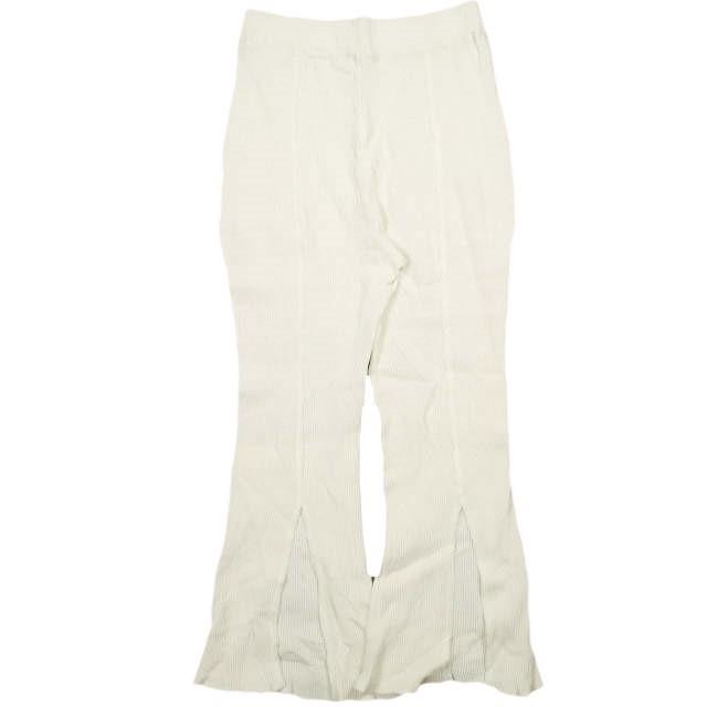 Ray BEAMS レイビームス ワッフルバックスリットパンツ 63-23-0272-101 0 オフホワイト イージー サーマル フレア ボトムス g13679 |  | 01