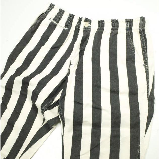 Sanca x BEAMS BOY サンカ ビームスボーイ 別注 日本製 インディゴストライプイージーパンツ S13SPT19BOY Black/Natural テーパード g13683 |  | 03