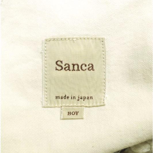 Sanca x BEAMS BOY サンカ ビームスボーイ 別注 日本製 インディゴストライプイージーパンツ S13SPT19BOY Black/Natural テーパード g13683 |  | 07