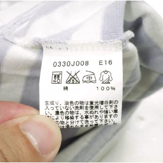 agnes b. アニエスベー 日本製 コットンボーダーロングスリーブTシャツ 0330J008 T1 PURPLE/WHITE 長袖 トップス g13685 |  | 08