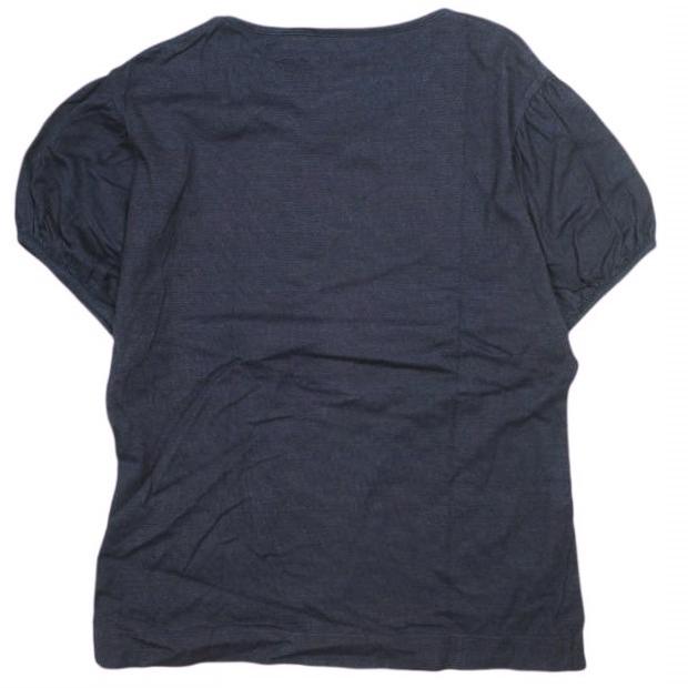 kvivit キーヴィット 日本製 40/2インディゴ天竺 半袖パフスリーブプルオーバー 41K6-074 Free Dk.Indigo 半袖 Tシャツ homspun g13689 |  | 01