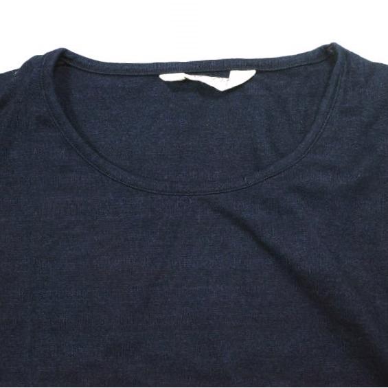 kvivit キーヴィット 日本製 40/2インディゴ天竺 半袖パフスリーブプルオーバー 41K6-074 Free Dk.Indigo 半袖 Tシャツ homspun g13689 |  | 02