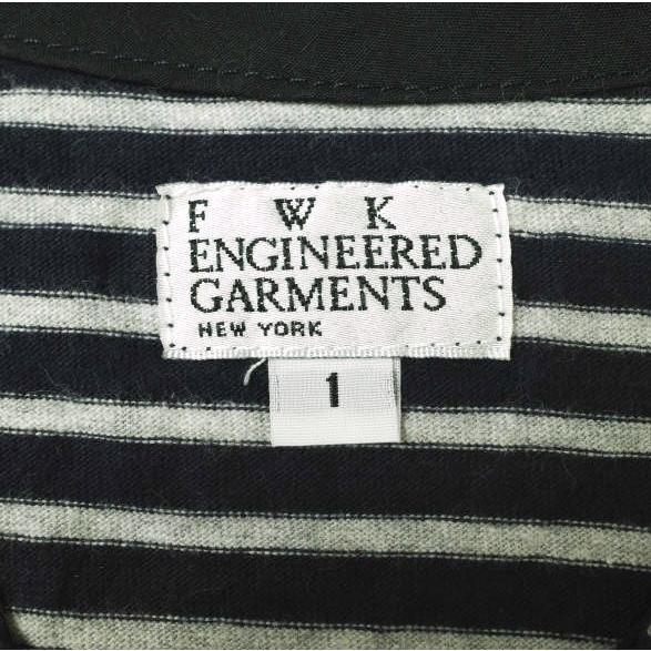 FWK by ENGINEERED GARMENTS エンジニアードガーメンツ コットンジャージーVネックボーダーベスト 1 グレー/ネイビー ジレ g13690 |  | 02