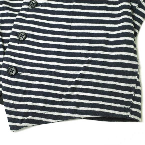 FWK by ENGINEERED GARMENTS エンジニアードガーメンツ コットンジャージーVネックボーダーベスト 1 グレー/ネイビー ジレ g13690 |  | 05