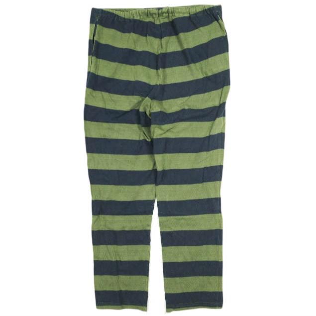 FWK by ENGINEERED GARMENTS エンジニアードガーメンツ ストライプコットンニットジャージーパンツ 2 GREEN/NAVY ボーダー イージー g13693 |  | 01