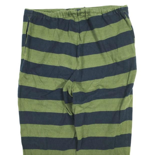 FWK by ENGINEERED GARMENTS エンジニアードガーメンツ ストライプコットンニットジャージーパンツ 2 GREEN/NAVY ボーダー イージー g13693 |  | 03