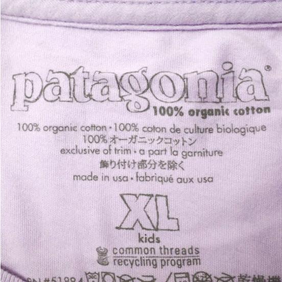 PATAGONIA パタゴニア ?Organic Cotton Live Simply T-Shirt キッズ プリントTシャツ KIDS XL パープル 半袖 トップス g13698 |  | 02
