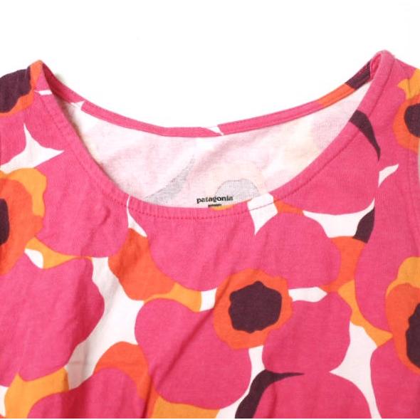 PATAGONIA パタゴニア ?Organic Cotton Dress フラワープリント ノースリーブワンピース 67215 GIRLS (XL) ピンク トップス g13703 |  | 03