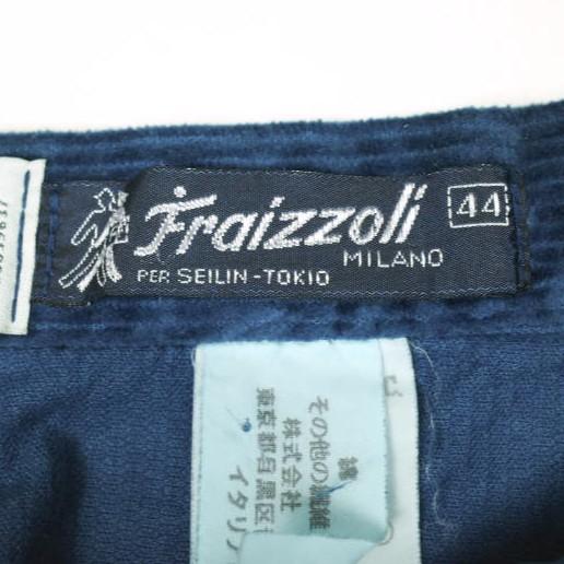 Fraizzoli フライツォーリ イタリア製 DUCA VISCONTI DI MODRONE コーデュロイラップスカート 44 BLUE ボトムス g13711 |  | 02
