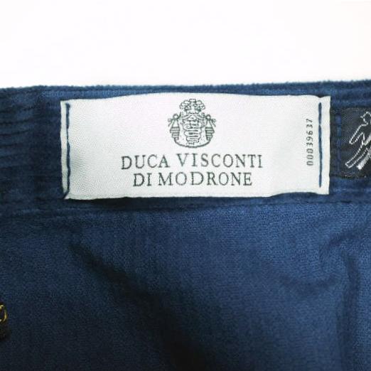 Fraizzoli フライツォーリ イタリア製 DUCA VISCONTI DI MODRONE コーデュロイラップスカート 44 BLUE ボトムス g13711 |  | 05