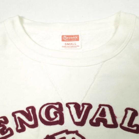 CHESWICK x BEAMS BOY チェスウィック ビームスボーイ 別注 チェーン刺繍 カレッジスウェット S OFF WHITE トレーナー 裏起毛 プルオーバー |  | 03