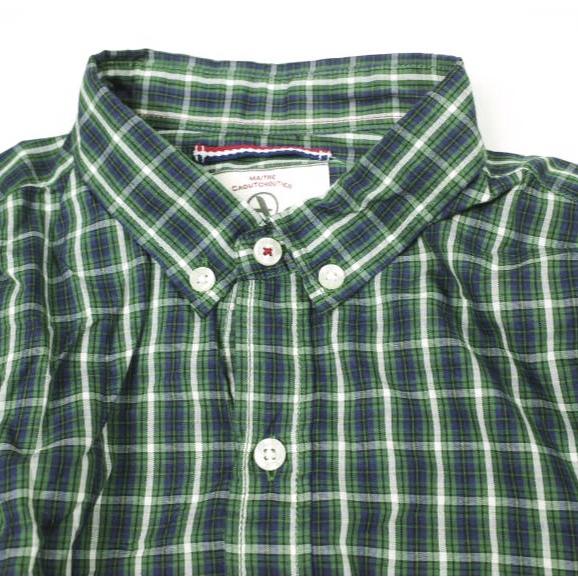 AIGLE エーグル CHECK B.D. SHIRTS チェックボタンダウンシャツ 8501-51107 M(CLASSIC FIT) GREEN/NAVY 長袖 トップス g13721 |  | 03