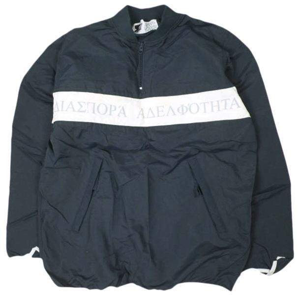 Diaspora skateboards x STARTER BLACK LABEL x BEAMS T ディアスポラ スターター NYLON BLOUSON ハーフジップ ナイロンブルゾン S NAVY | 