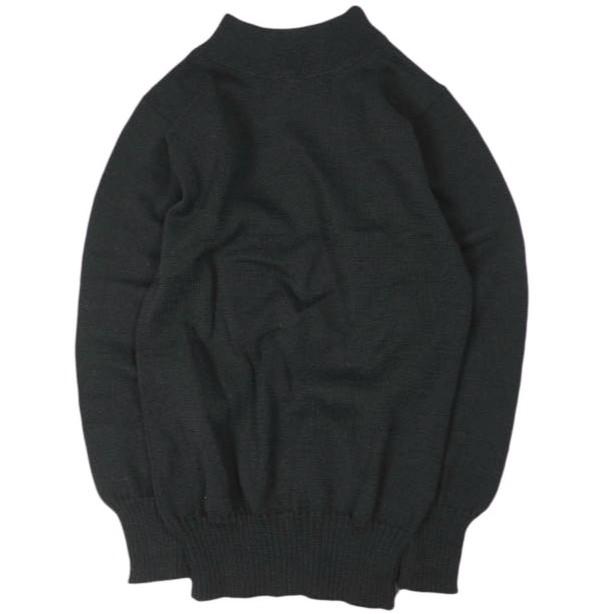 US NAVY アメリカ海軍 70s GOB SWEATER BLUE SHADE 3346 1978年製 ゴブセーター ハイネックニット 8405-01-005-2550 XS BLACK ヴィンテージ | 