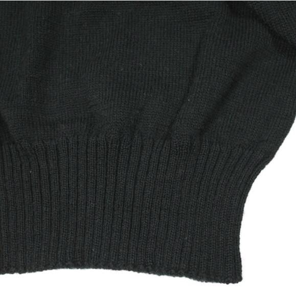 US NAVY アメリカ海軍 70s GOB SWEATER BLUE SHADE 3346 1978年製 ゴブセーター ハイネックニット 8405-01-005-2550 XS BLACK ヴィンテージ |  | 05