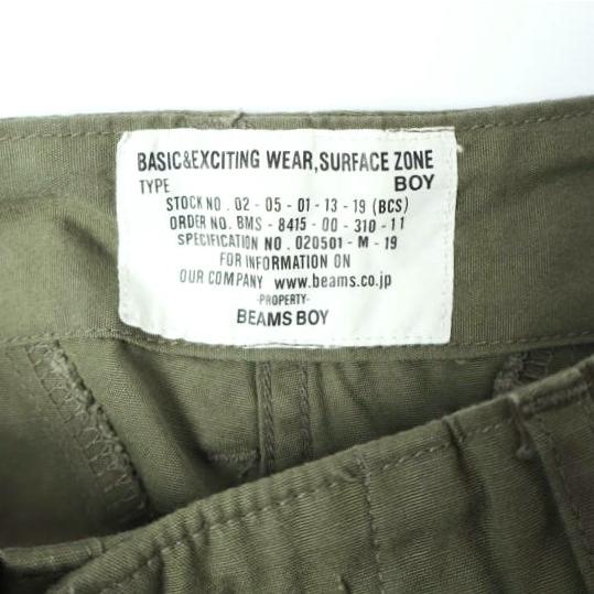 BUZZ RICKSON'S x BEAMS BOY バズリクソンズ ビームスボーイ 23SS 別注 ポプリンアーミーパンツ 13-24-0076-086 OLIVE カーゴ ファティーグ |  | 03