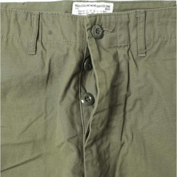 BUZZ RICKSON'S x BEAMS BOY バズリクソンズ ビームスボーイ 23SS 別注 ポプリンアーミーパンツ 13-24-0076-086 OLIVE カーゴ ファティーグ |  | 05