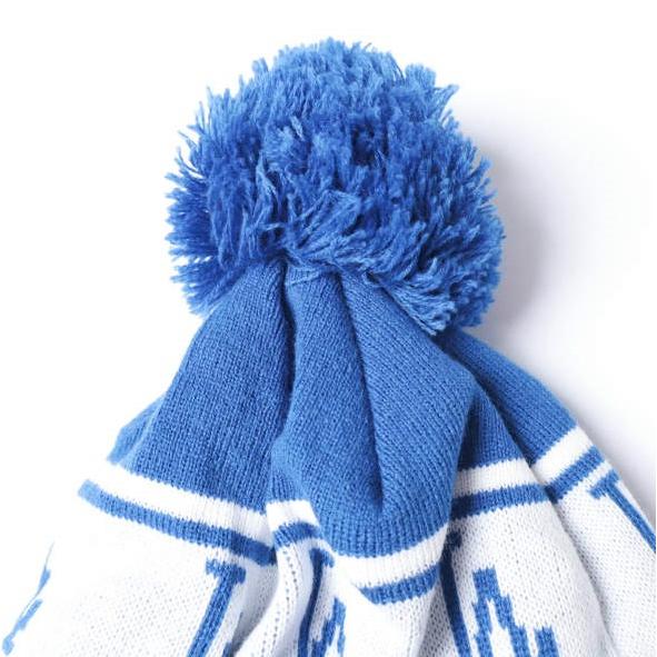 NEW ERA x BEAMS ニューエラ ビームス 別注 Pon Pon Knit Cap LA ドジャーズ ボンボン付き ニットキャップ BLUE MLB ニット帽 ビーニー |  | 03