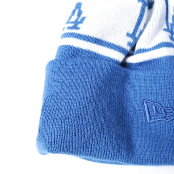 NEW ERA x BEAMS ニューエラ ビームス 別注 Pon Pon Knit Cap LA ドジャーズ ボンボン付き ニットキャップ BLUE MLB ニット帽 ビーニー |  | 04