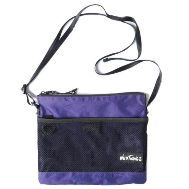 WILDTHINGS x BEAMS ワイルドシングス ビームス 別注 X-pac サコッシュ M PURPLE ショルダーバッグボディバッグ カバン g13745 | 