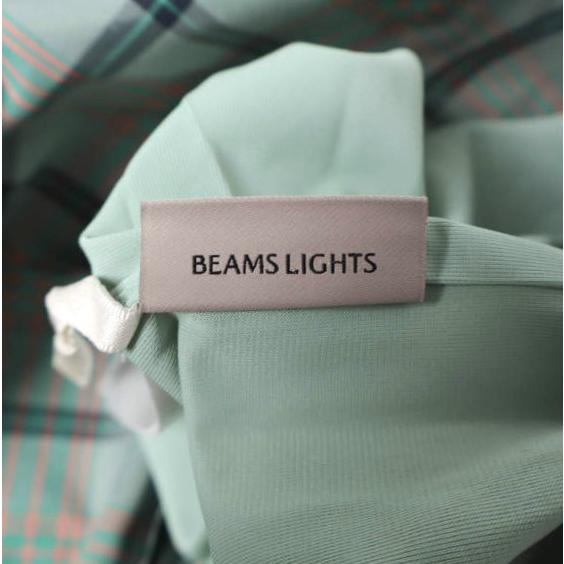 BEAMS LIGHTS ビームスライツ オーガンジーチェックパンツ 52-23-0456-456 38 GREEN ワイド イージー ボトムス g13749 |  | 06
