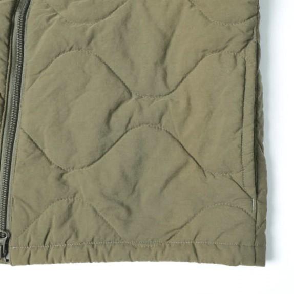 Sanca x BEAMS BOY サンカ ビームスボーイ 別注 日本製 ナイロンキルト ショートスリーブジャケット S15FVT04BOY OLIVE 半袖 キルティング |  | 06