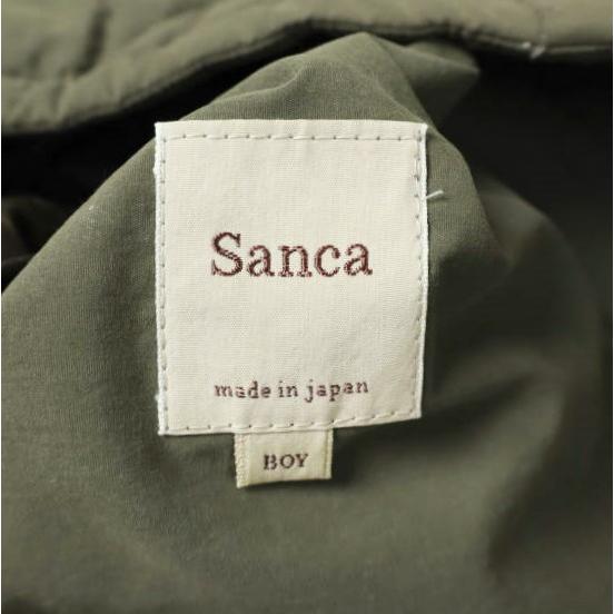 Sanca x BEAMS BOY サンカ ビームスボーイ 別注 日本製 ナイロンキルト ショートスリーブジャケット S15FVT04BOY OLIVE 半袖 キルティング |  | 07