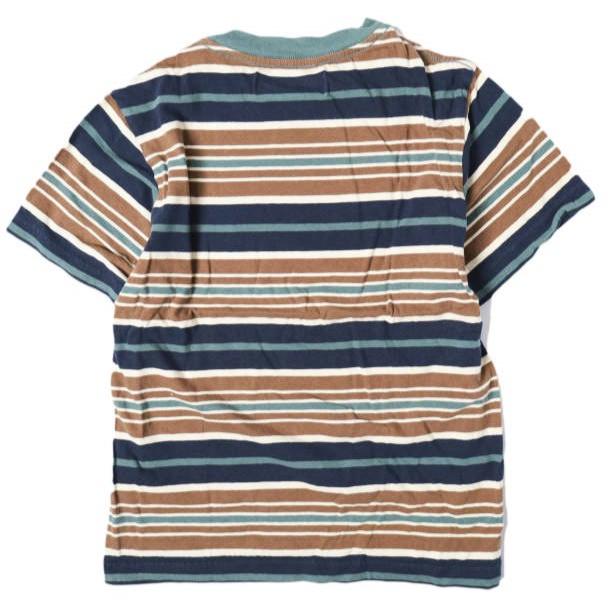 BEAMS BOY ビームスボーイ マルチボーダークルーネックショートスリーブTシャツ 13-04-0726-454 ONE SIZE NAVY 半袖 トップス g13760 |  | 01