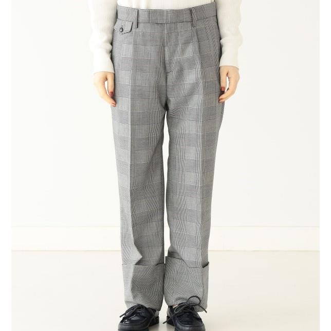 BEAMS BOY ビームスボーイ 22AW ロングダブルヘム スラックス 13-23-0004-803 0 GLEN CHECK パンツ グレンチェック 1タック g13771 |  | 02