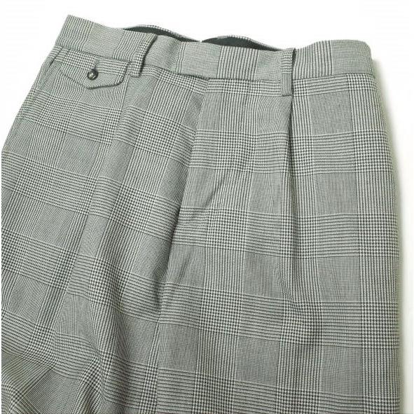 BEAMS BOY ビームスボーイ 22AW ロングダブルヘム スラックス 13-23-0004-803 0 GLEN CHECK パンツ グレンチェック 1タック g13771 |  | 03