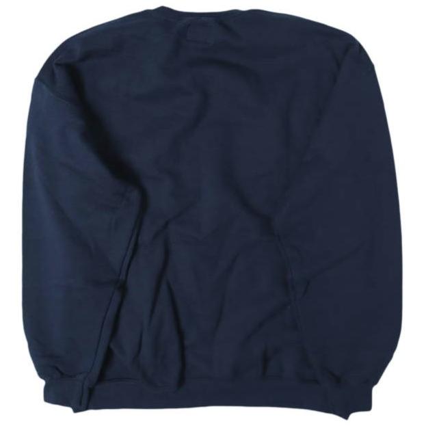 VANS x BEAMS バンズ ビームス 別注 90s Sticker Logo Sweat ロゴプリント 裏起毛 スウェット 121H1040106 L NAVY トレーナー プルオーバー |  | 01