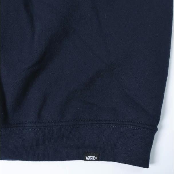 VANS x BEAMS バンズ ビームス 別注 90s Sticker Logo Sweat ロゴプリント 裏起毛 スウェット 121H1040106 L NAVY トレーナー プルオーバー |  | 05