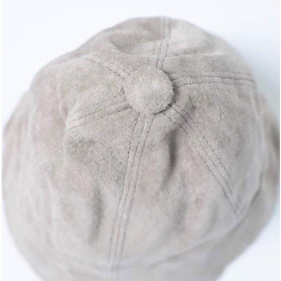 DECHO x BEAMS BOY デコー ビームスボーイ 別注 日本製 Pig Suede Hat ピッグスエード6パネルハット ONE SIZE GRAY レザー 帽子 g13799 |  | 03