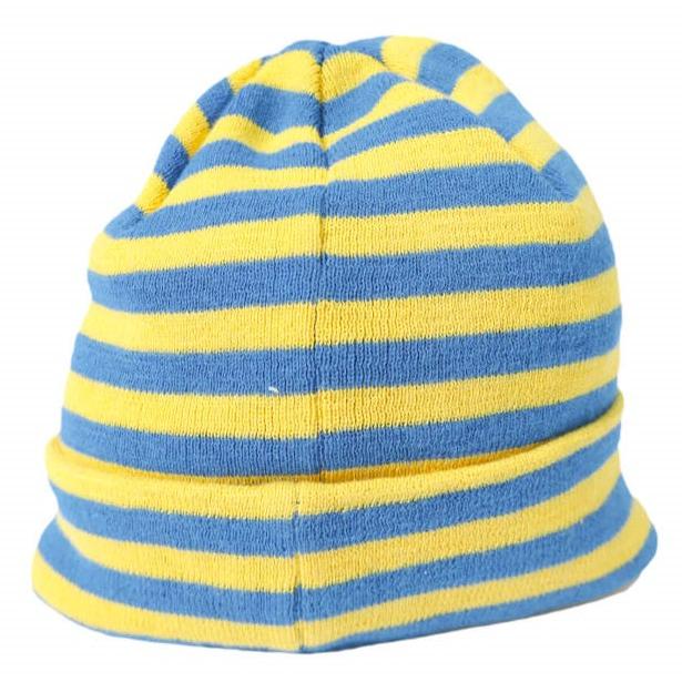 BEAMS ビームス 日本製 クールマックス ボーダーワッチキャップ 11-41-2012-531 YELLOW/BLUE ニットキャップ ビーニー ニット帽 帽子 |  | 02