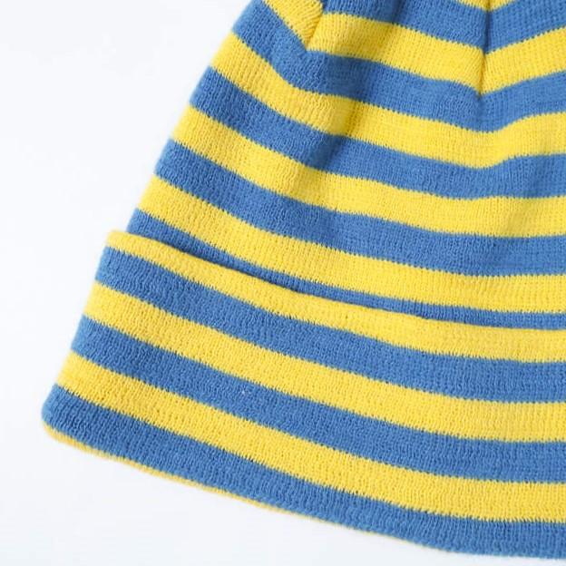 BEAMS ビームス 日本製 クールマックス ボーダーワッチキャップ 11-41-2012-531 YELLOW/BLUE ニットキャップ ビーニー ニット帽 帽子 |  | 04