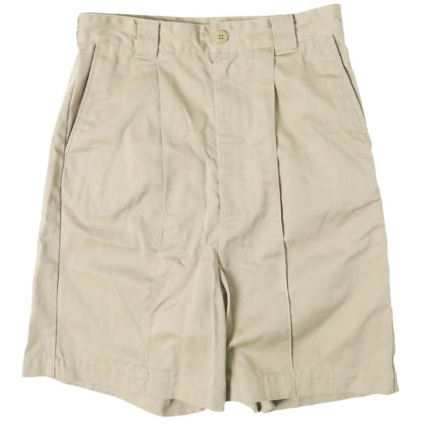 BEAMS BOY ビームスボーイ タックビッグショーツ 13-25-0202-156 ONE SIZE KHAKI T/Cツイル ショートパンツ ボトムス g13813 | 